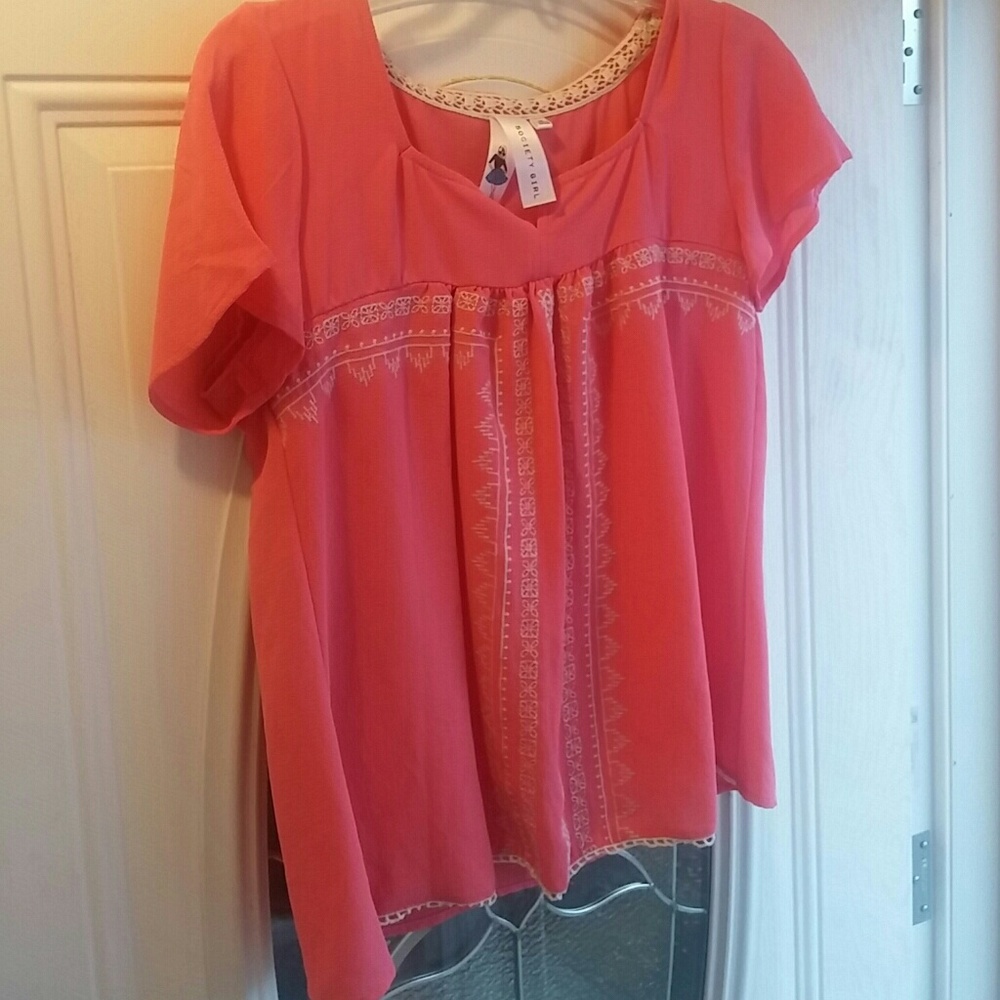 Coral Tunic